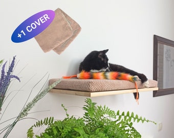 Ultimate Cat Furniture Bundle: Shelf, Bed, and Cushion Combo for Your Purrfect Friend