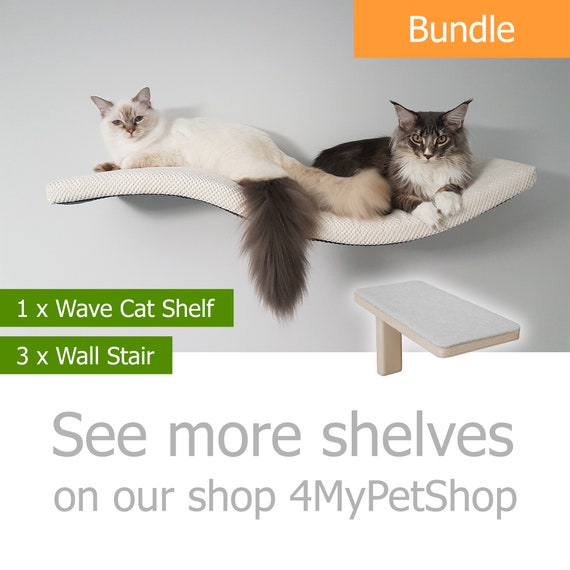 curved cat shelf