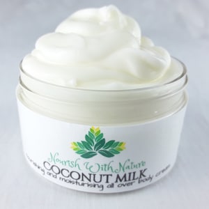 Coconut Milk Body Lotion, Body Cream, Vegan Body Lotion, Creamy Coconut Milk,Gift for Her, Gift for him, Xmas Gift