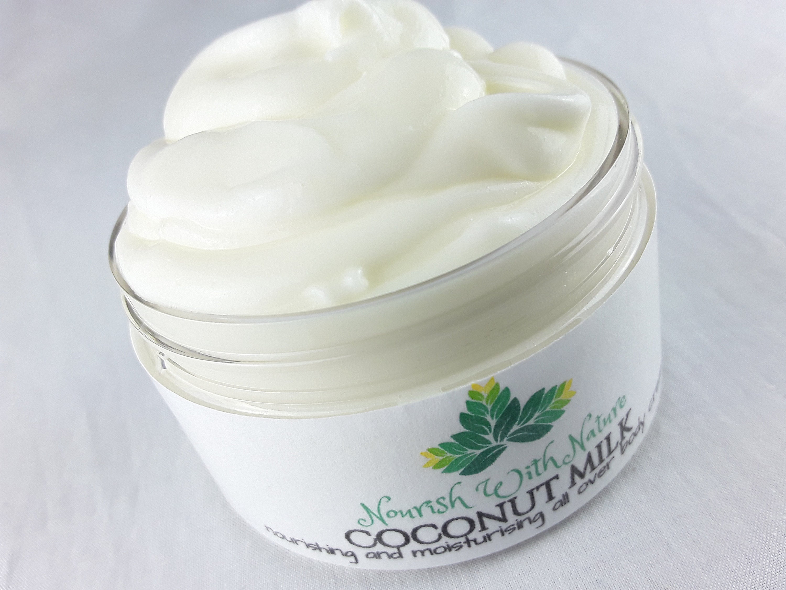 Coconut Milk Body Lotion Body Cream Vegan Body Lotion Etsy UK