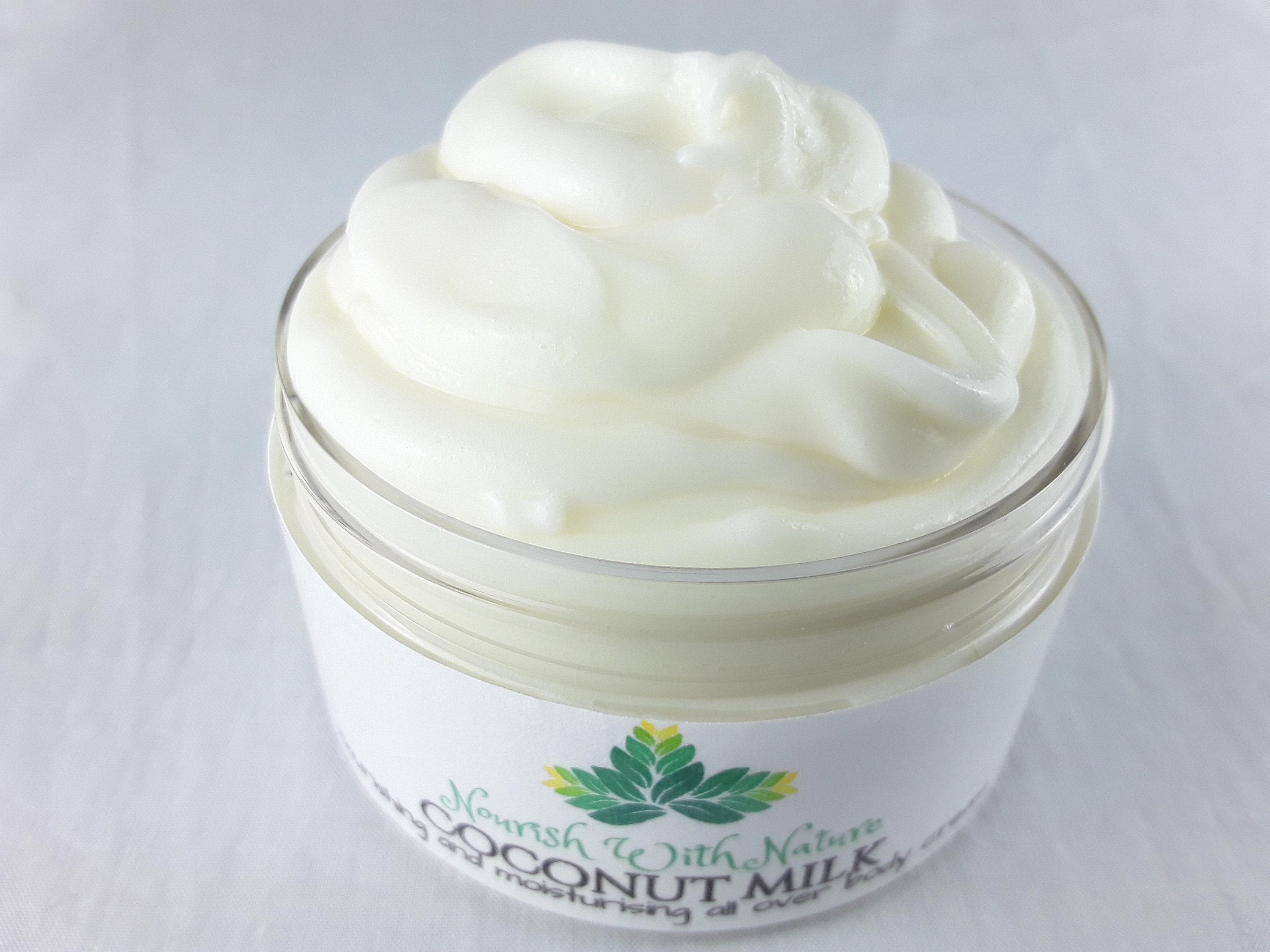 Coconut Milk Body Lotion Body Cream Vegan Body Lotion Etsy UK