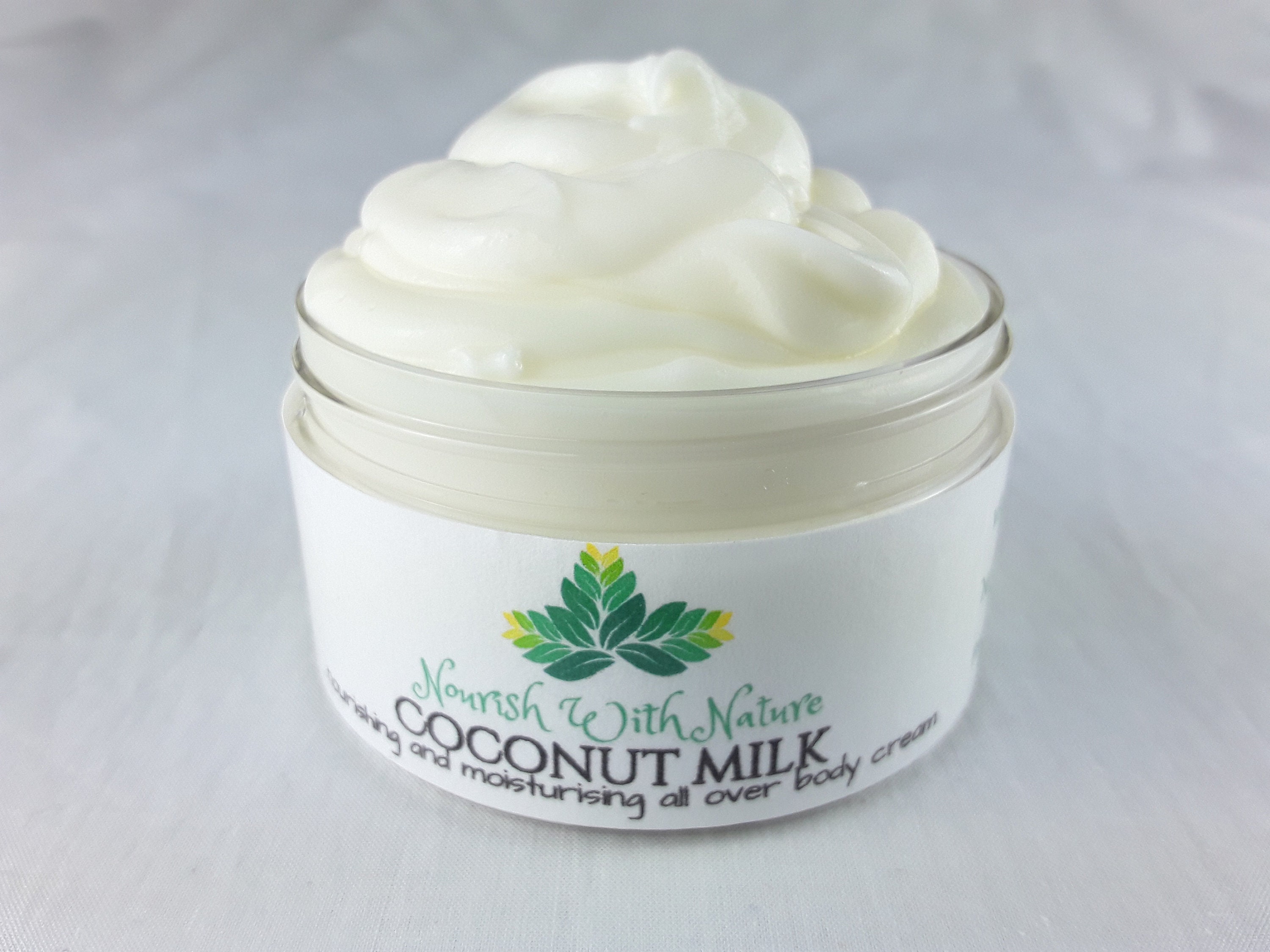 Coconut Milk Body Lotion Body Cream Vegan Body Lotion Etsy UK