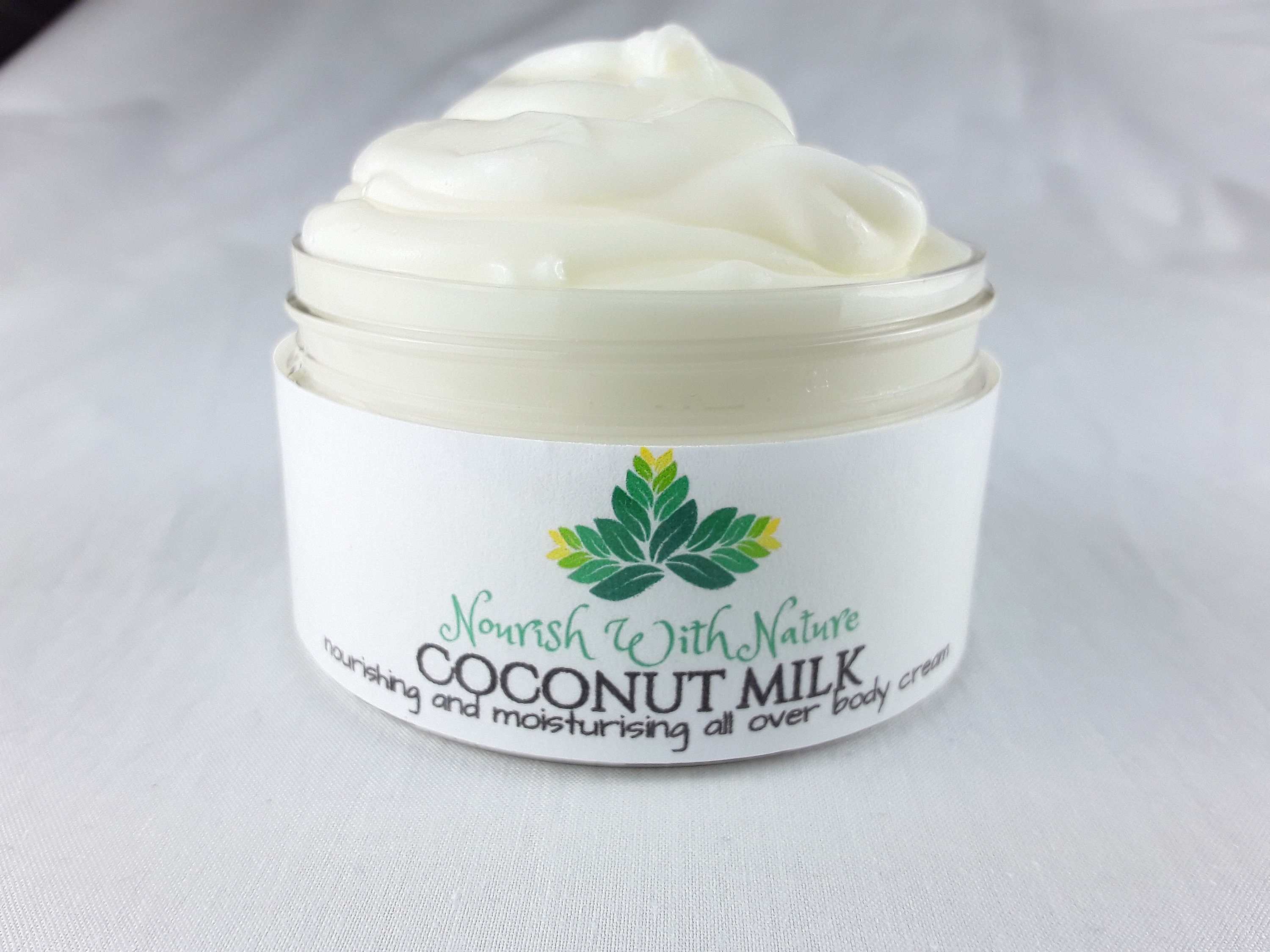 Coconut Milk Body Lotion Body Cream Vegan Body Lotion Etsy UK