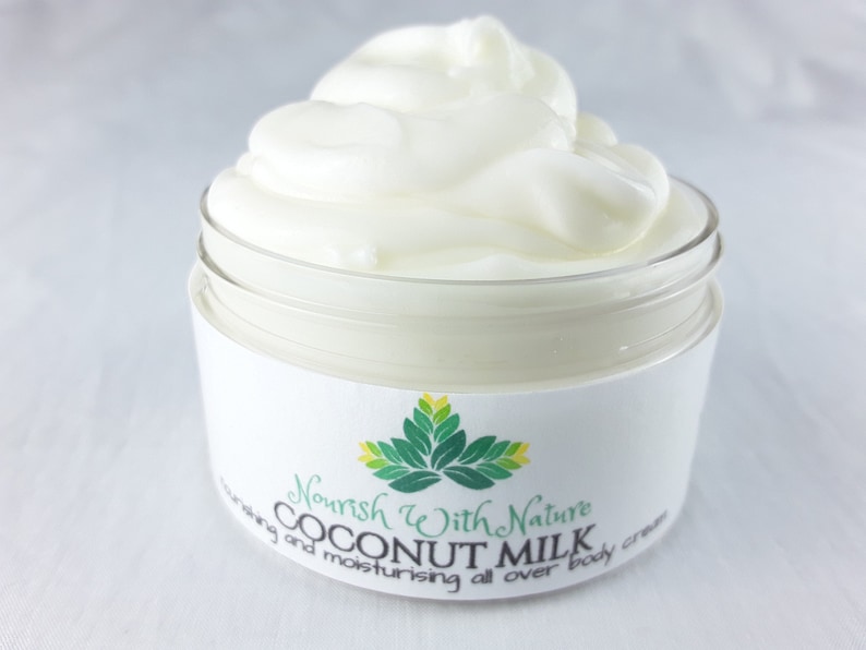 Coconut Milk Body Lotion, Body Cream, Vegan Body Lotion, Creamy Coconut