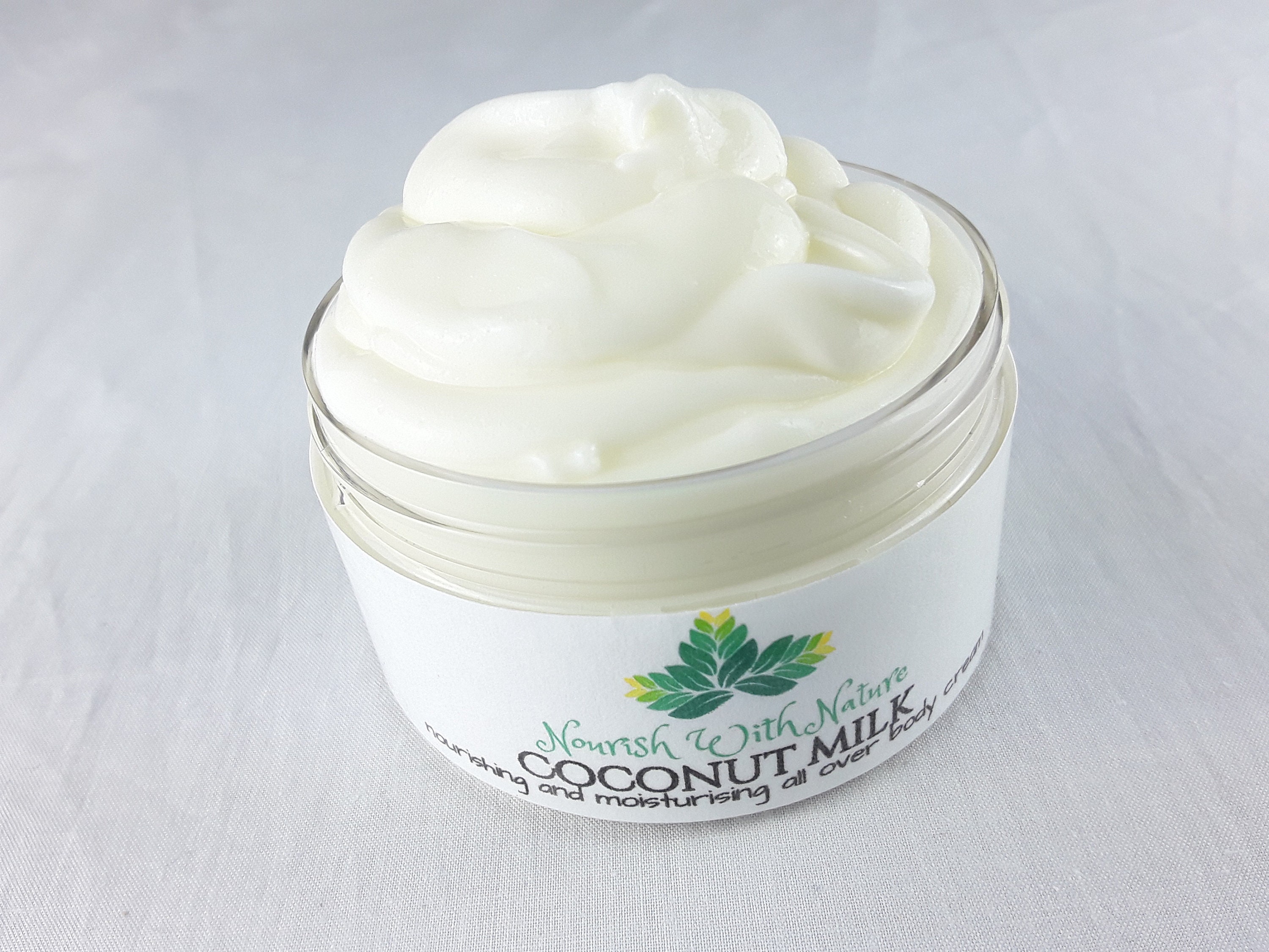 Coconut Milk Body Lotion Body Cream Vegan Body Lotion Etsy UK