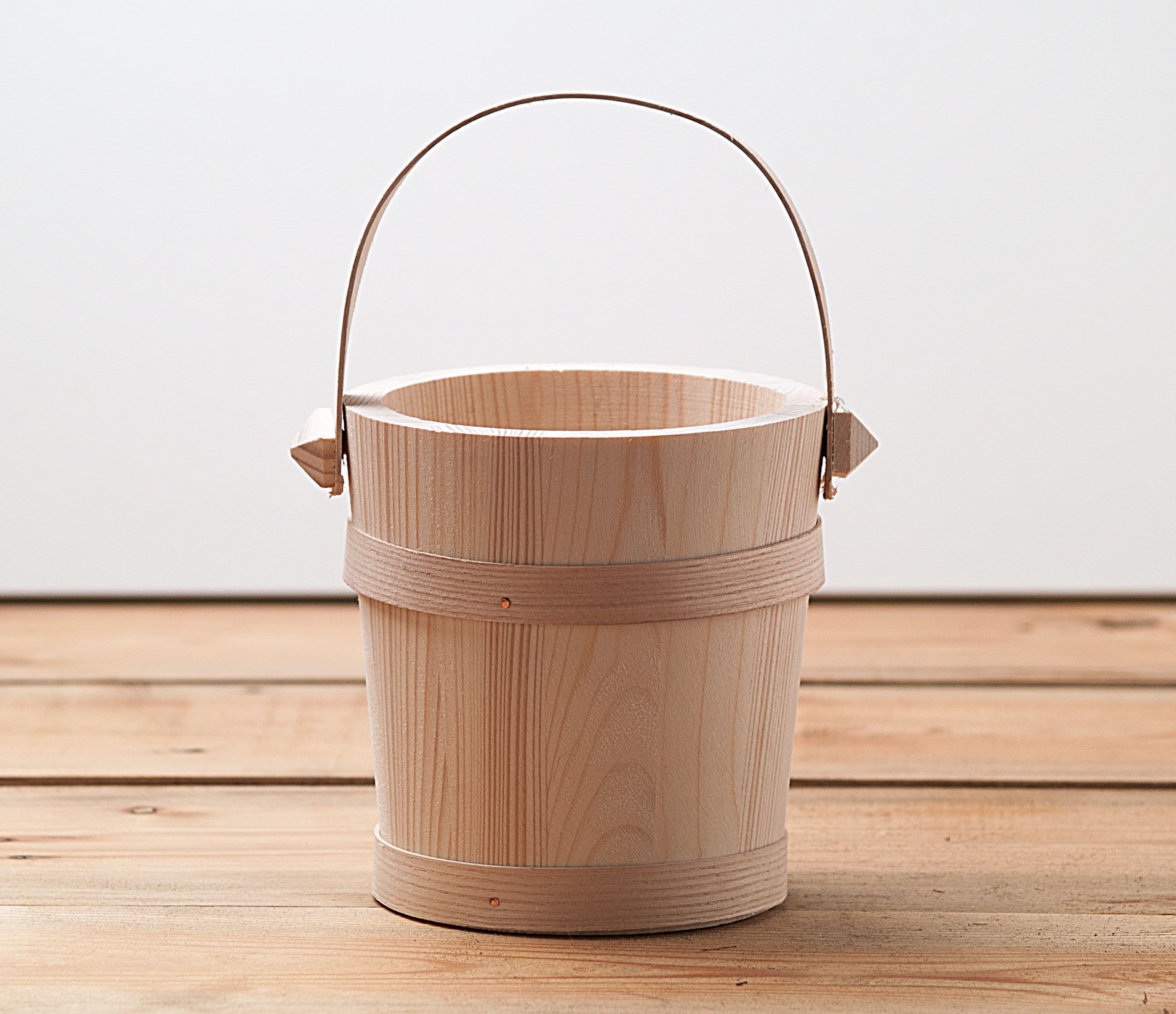Wooden Bucket for Storing Paint Brushes Make up Brushes Pen Etsy