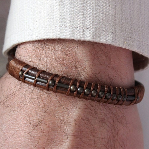 Personalized Morse Code Bracelet Men Custom Gift for Men - Etsy