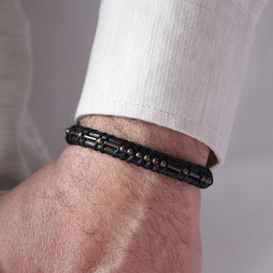 Fuck kanker morsecode armband, kanker overlevende cadeau, sterkte armband, beterschap voor mannen, geef nooit op, beschermingsarmband