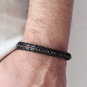 Sober AF Morse Code Bracelet, Sobriety Gift for men, Sober Anniversary, Addiction Recovery, AA