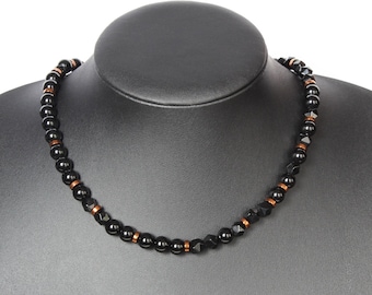 You Are My Sunshine Necklace, Morse Code Necklace, Mom Christmas gift from Daughter, Personalized Gift for Sister, BFF, Black Onyx Necklace