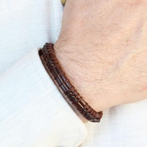 cadeau commémoratif cadeaux du souvenir cadeau de sympathie bracelet code morse bracelet en cuir pour homme perte de la mère papa fils frère cadeau fausse couche