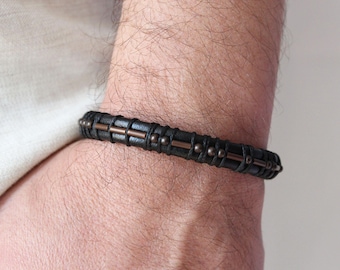 See You In Heaven Morse Code Bracelet, Memorial Gift for men, Child loss, Miscarriage