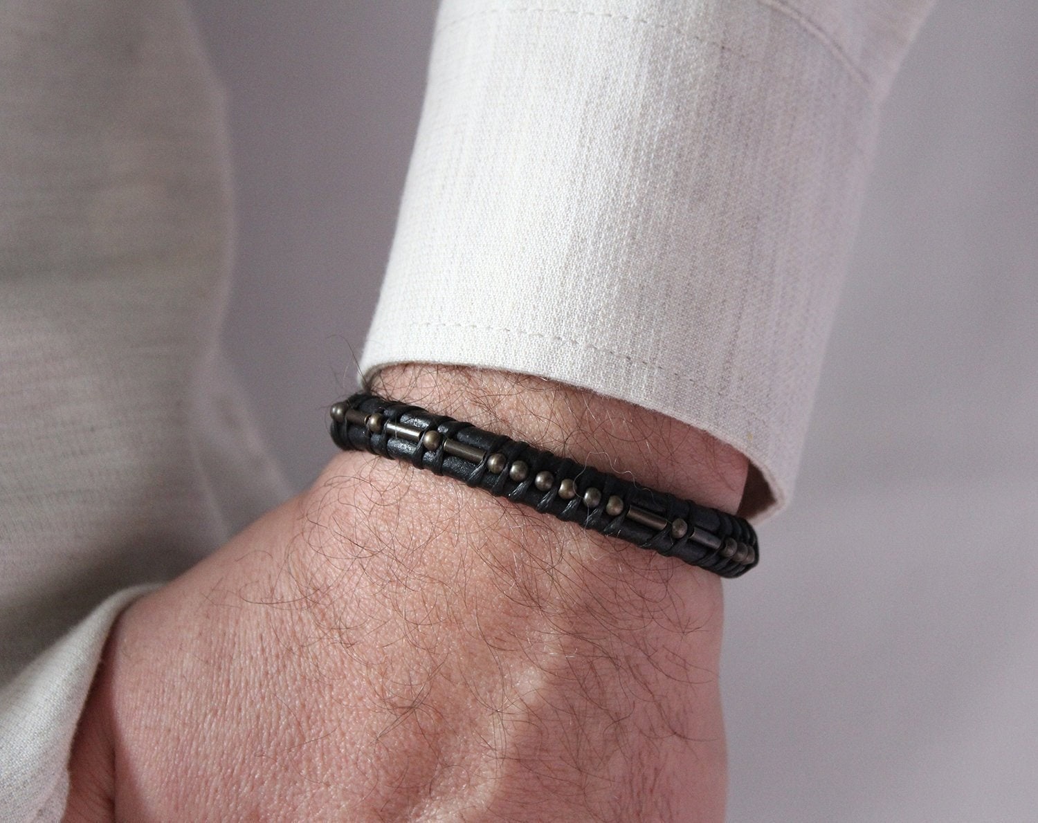 Fuck Cancer Morse Code Bracelet, Cancer Survivor Gift, Strength