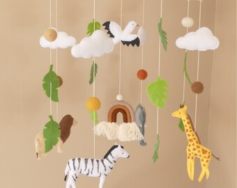 Baby Mobile Safari Etsy Baby Mobile Safari Etsy