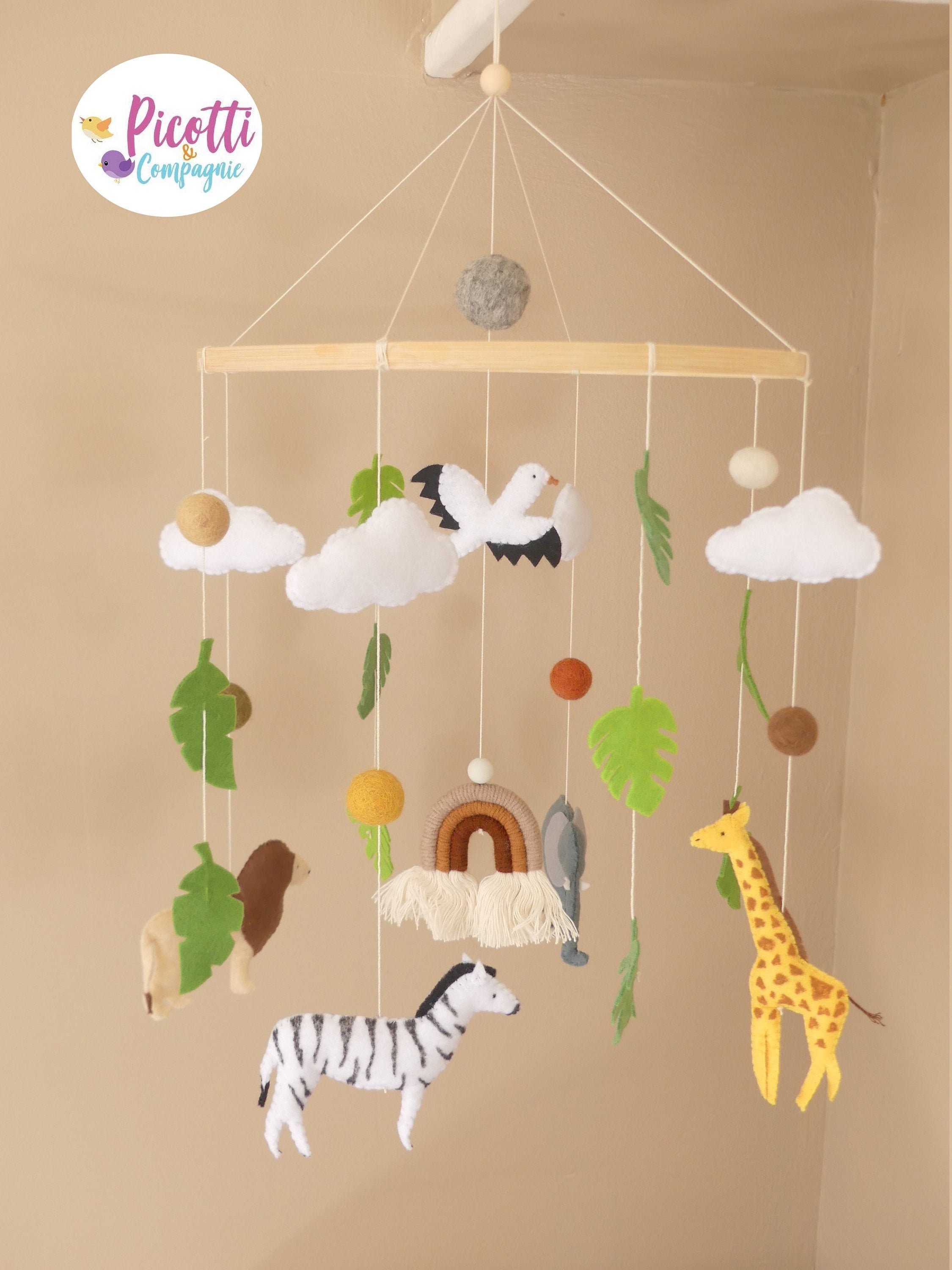 Safari Jungle Mobile Etsy De Safari Jungle Mobile Etsy De