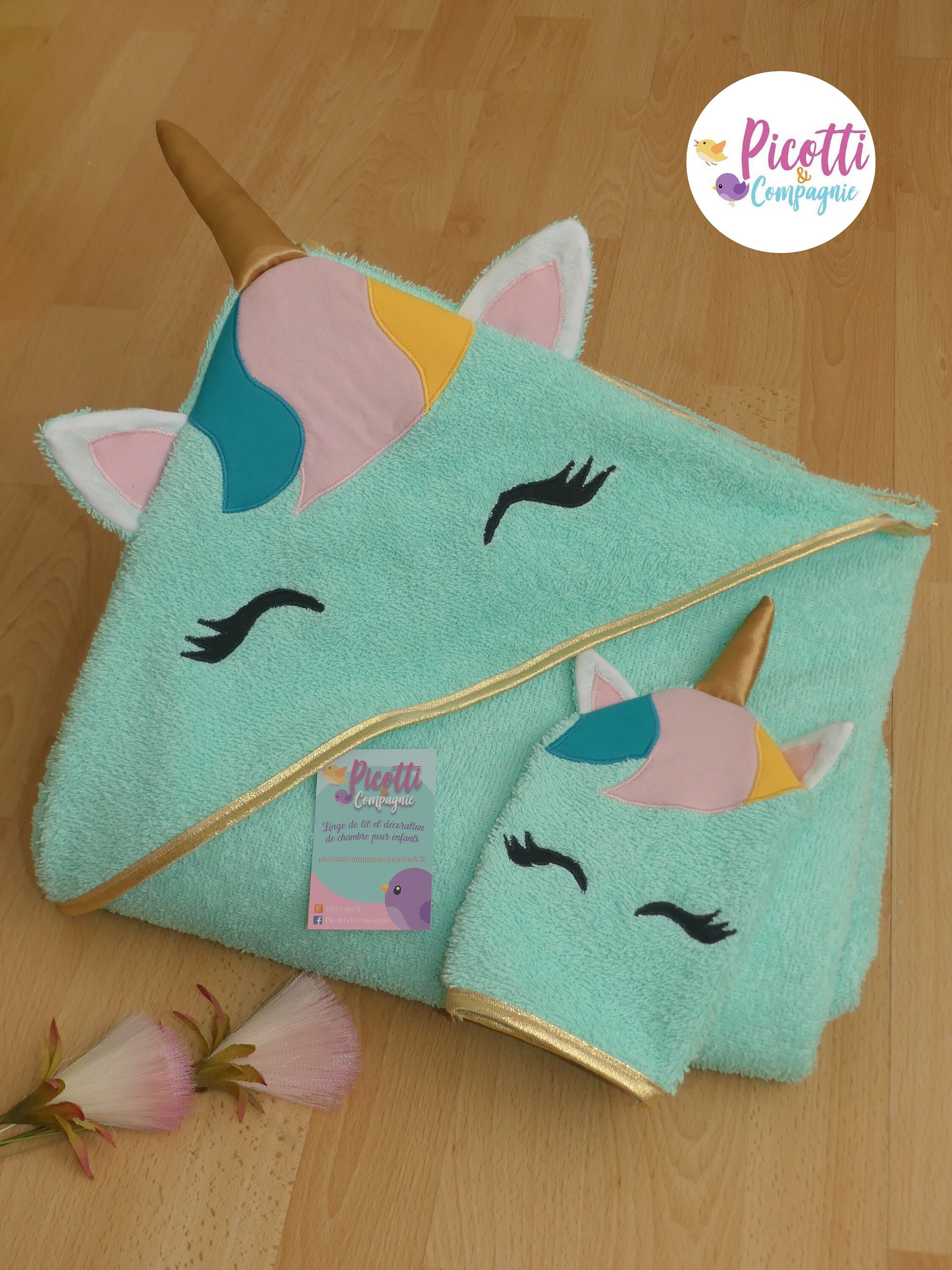 Serviette De Plage Licorne Microfibre 75x150 Cm - Légère, Absorbante, Anti-Sable - Pour Enfants, Femmes, Pique-nique - 5