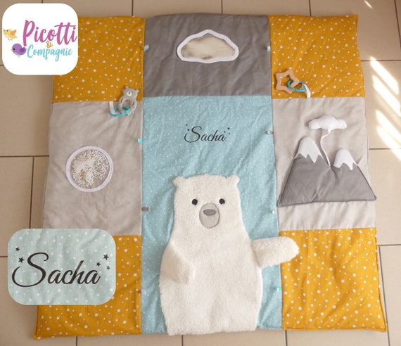 Tapis D Eveil Oeko Tex Sensoriel Pour Bebe Theme Ours Etsy France Tapis D Eveil Oeko Tex Sensoriel Pour Bebe Theme Ours Etsy France