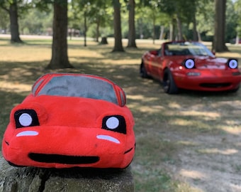 Plush Miata Soft Toy Car