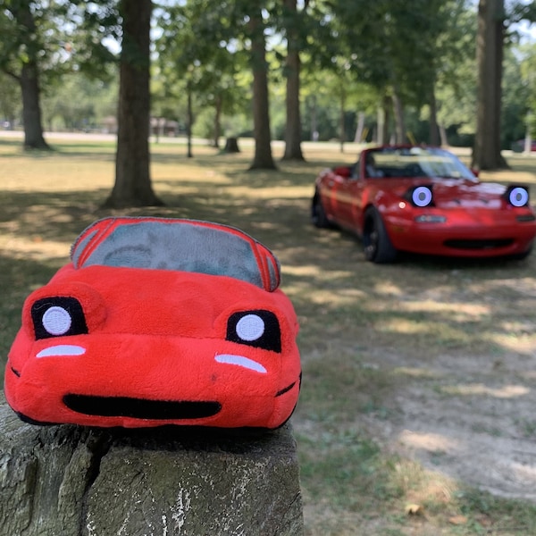 Plush Miata Soft Toy Car