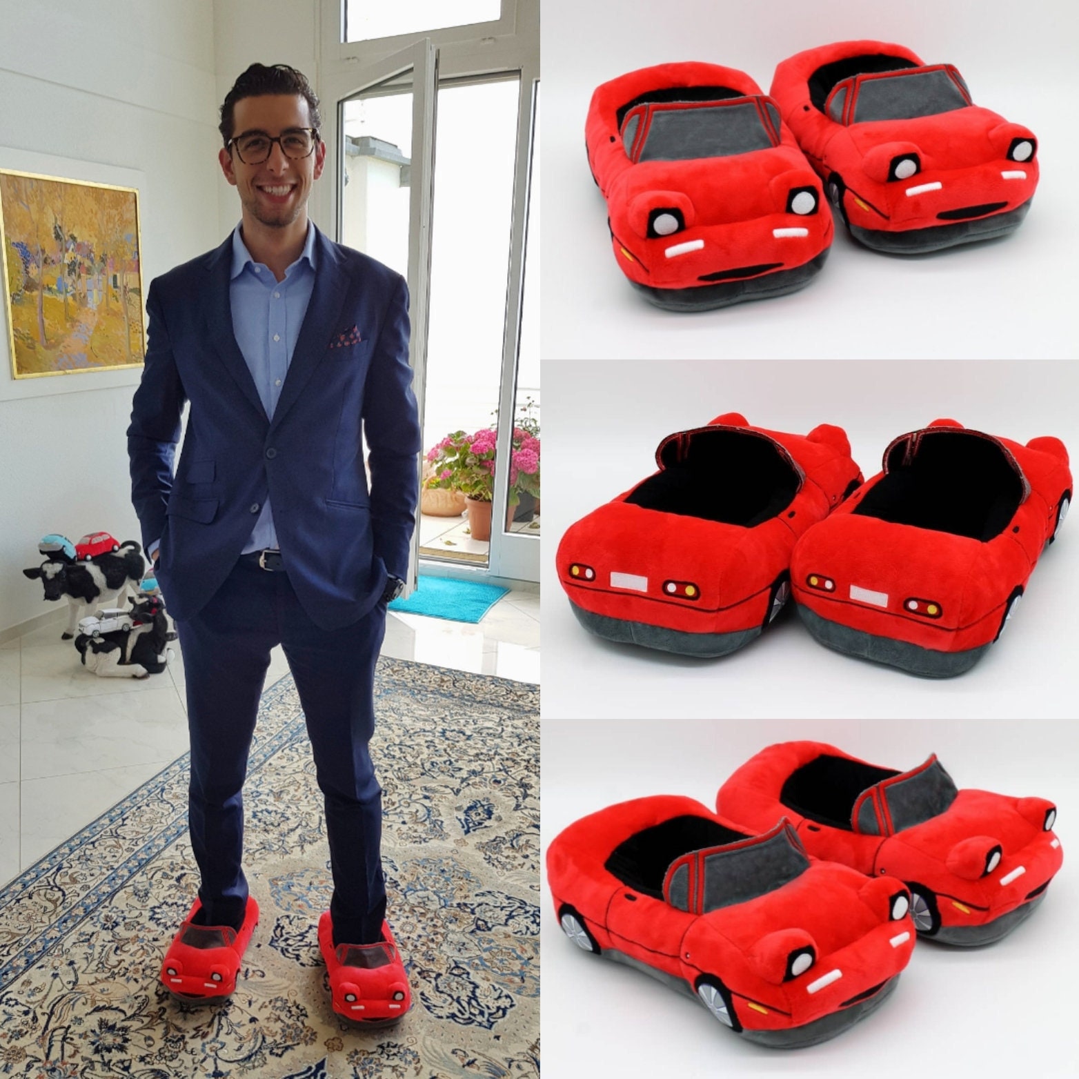 Car Slippers Etsy Canada
