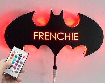 Dark Knight Batman Black Baby Children Nursery Table Lamp Night Light Touch Lamp