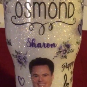 Donnie Osmond inspired tumbler
