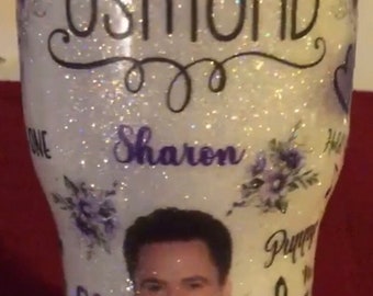 Donnie Osmond inspired tumbler