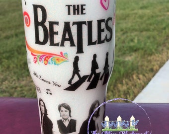 The Beatles inspired tumbler