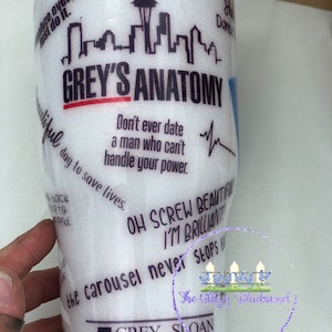 Grey&#39;s Anatomy inspired tumbler