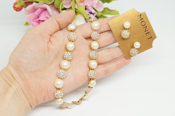Monet pearl set