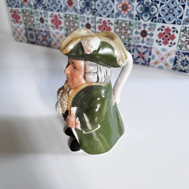 Vintage English Toby Mug Porcelain Toby Jug Leonardo Etsy