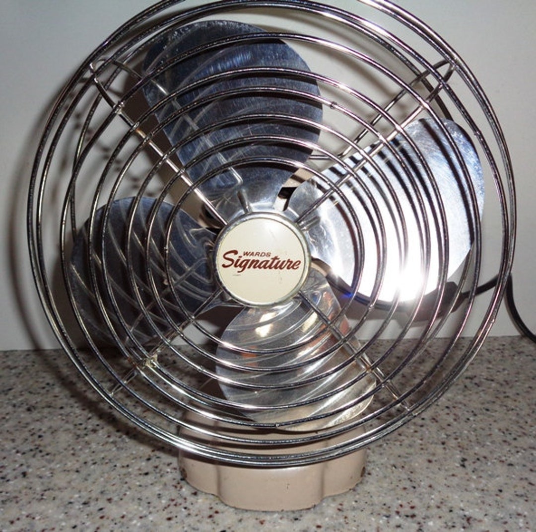 Vintage Montgomery Wards Fan. Estate Sale Find. - Etsy