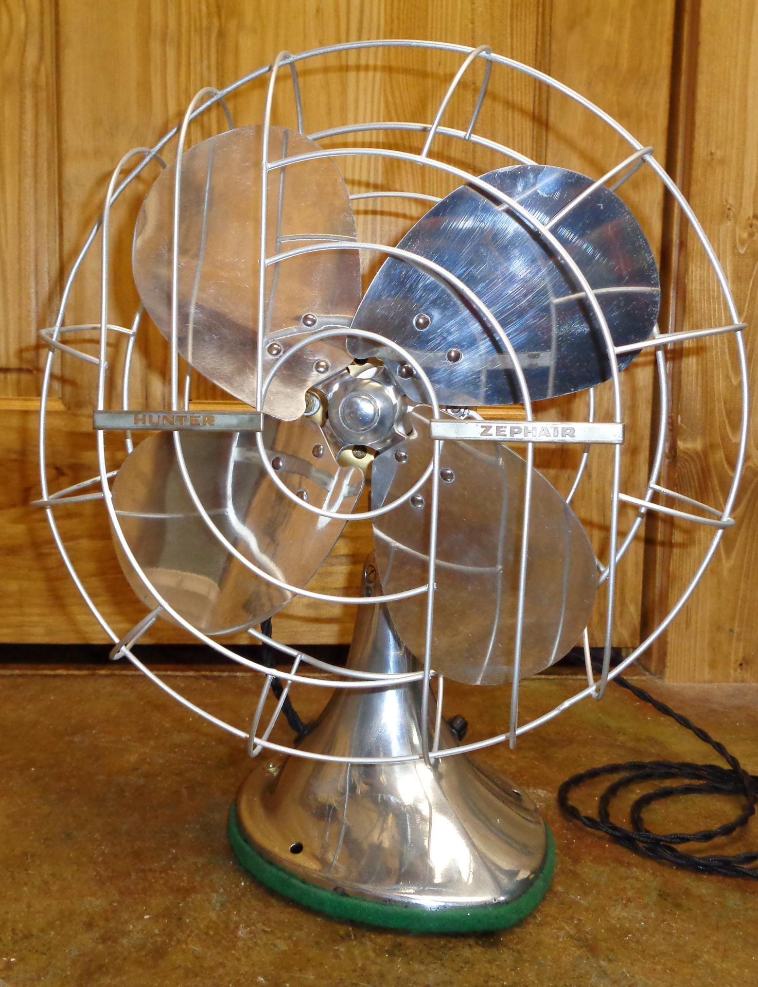 扇風機・サーキュレーター 1950s WestingHouse Fan vintage 1950s アメリカ製 WESTINGHOUSE社 流線型扇風機 35cm | ブリキの