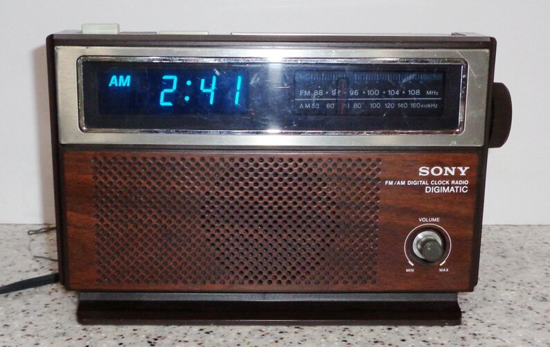 Sony Digimatic Model ICFC810W AM/FM Clock Radio Made In Etsy