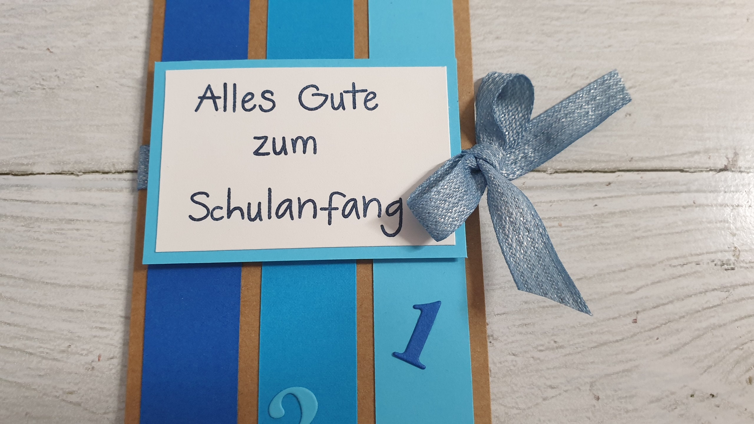Karte zum Schulanfang / Alles Gute zum Schulanfang / Etsy.de
