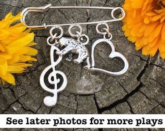 Shakespeare 38 mm kilt pin - other plays available