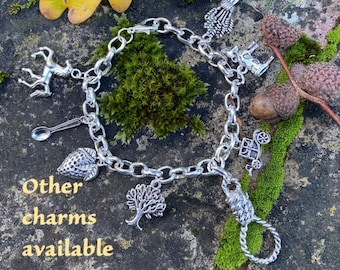 Thomas Hardy charm bracelet - other charms available