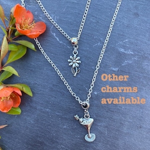 F Scott Fitzgerald&#39;s The Great Gatsby 2 layered necklace - other charms available