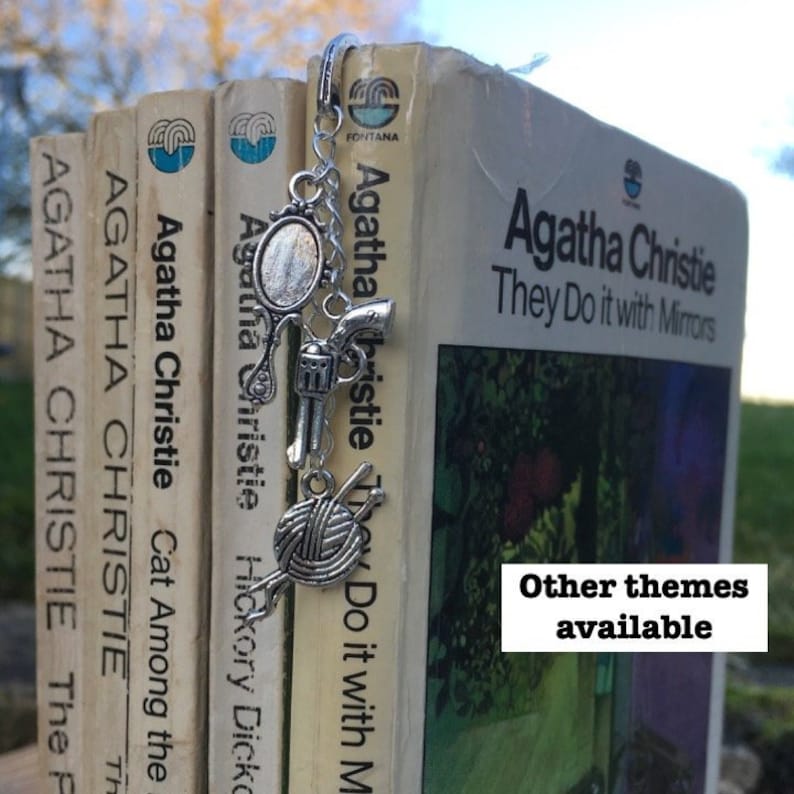 Agatha Christie Bookmark With the Theme of Your Choice - Etsy