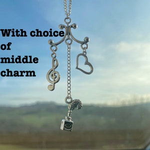 Shakespeare themed rear view mirror car charm