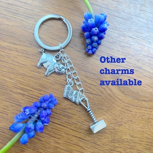 Thomas Hardy key ring - other charms available