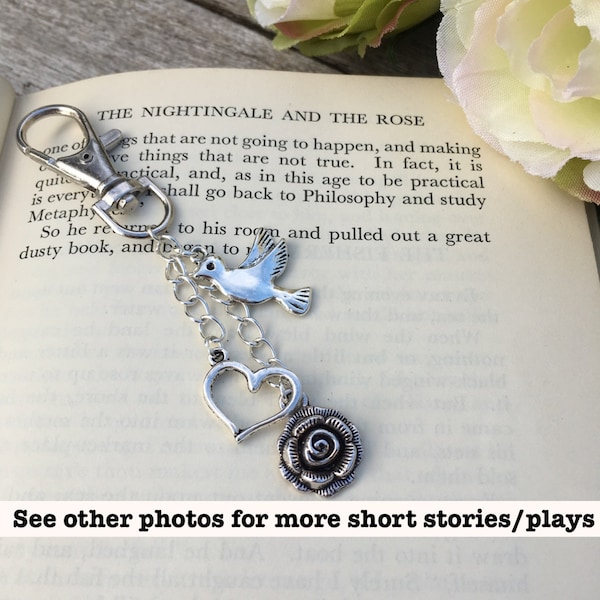 Oscar Wilde bag charm - other short stories/plays  available