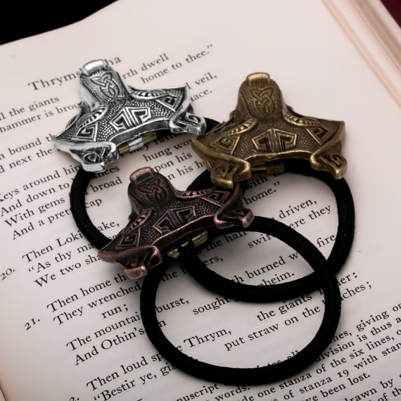 Viking Norse Celtic Hair Tie Fenrir Wolf Etsy