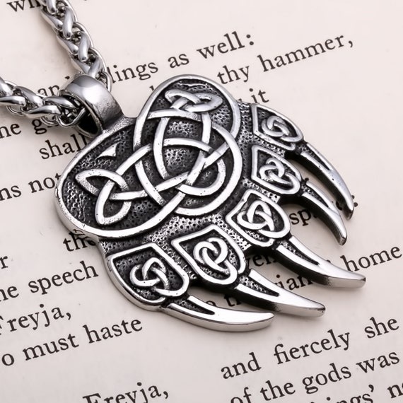viking bear pendant