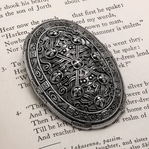 Viking Broa Oval Tortoise Fibula Brooch