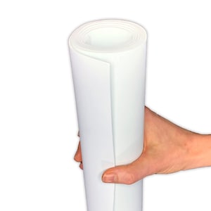 EVA Foam - 2mm Thickness 14&quot; x 39&quot; Sheet, White or Black options, Ultra High Density 85 kg/m3, by The Foamory for Cosplay Costumes Crafting