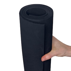 EVA Foam - 5mm Thickness 14&quot; x 39&quot; Sheet, Black or White options, Ultra High Density 85 kg/m3, by The Foamory for Cosplay Costumes Crafting