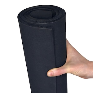 EVA Foam - 8mm Thickness 14&quot; x 39&quot; Sheet, Black or White options, Ultra High Density 85 kg/m3, by The Foamory for Cosplay Costumes Crafting