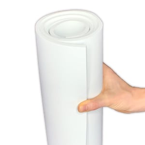 EVA Foam - 6mm Thickness 14&quot; x 39&quot; Sheet, White or Black options, Ultra High Density 85 kg/m3, by The Foamory for Cosplay Costumes Crafting