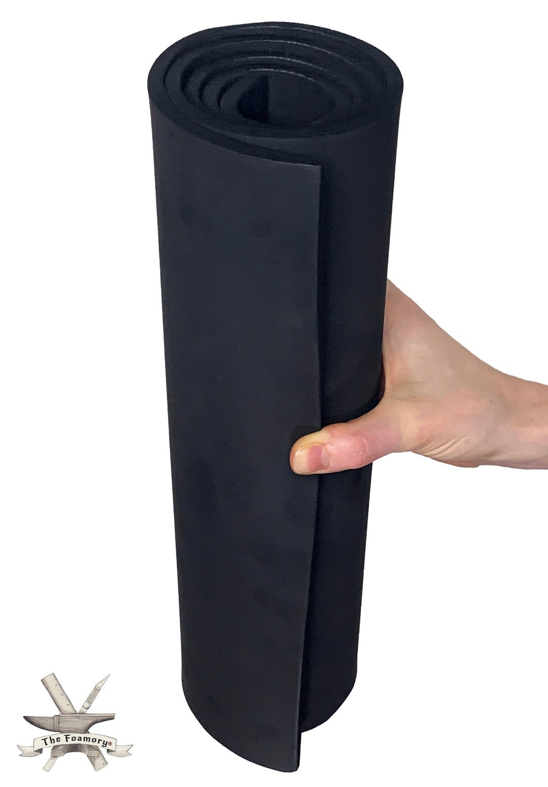 Schiuma EVA Per Cosplay – 6 Mm, 35,6x99,1 Cm, Bianco O Nero, Ultra Alta Densità 85 Kg/m³ – The Foamory